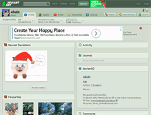 Tablet Screenshot of akuix.deviantart.com