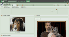 Desktop Screenshot of joe4520150.deviantart.com