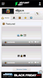 Mobile Screenshot of 48px.deviantart.com