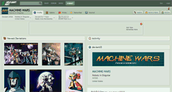 Desktop Screenshot of machine-wars.deviantart.com