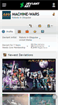 Mobile Screenshot of machine-wars.deviantart.com