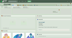 Desktop Screenshot of hornycatgirl.deviantart.com