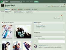 Tablet Screenshot of nezumi-okami.deviantart.com