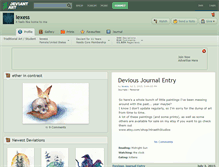 Tablet Screenshot of lexess.deviantart.com
