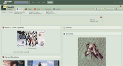 Desktop Screenshot of cloudi5.deviantart.com