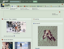 Tablet Screenshot of cloudi5.deviantart.com