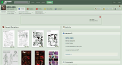 Desktop Screenshot of new-gen.deviantart.com