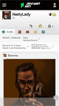 Mobile Screenshot of nastylady.deviantart.com
