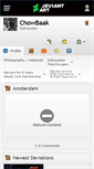 Mobile Screenshot of chowbaak.deviantart.com