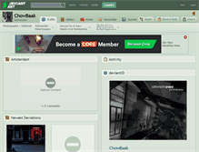 Tablet Screenshot of chowbaak.deviantart.com