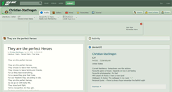 Desktop Screenshot of christian-stardragon.deviantart.com