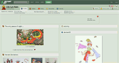 Desktop Screenshot of lily-lyn-rain.deviantart.com