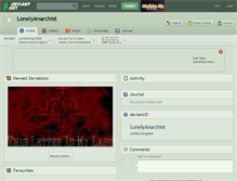 Tablet Screenshot of lonelyanarchist.deviantart.com