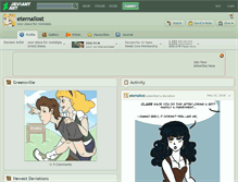 Tablet Screenshot of eternallost.deviantart.com