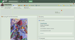 Desktop Screenshot of crazychucky.deviantart.com