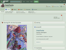 Tablet Screenshot of crazychucky.deviantart.com