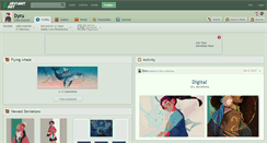 Desktop Screenshot of dyru.deviantart.com