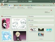 Tablet Screenshot of oykux.deviantart.com