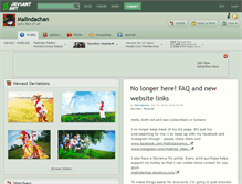 Tablet Screenshot of malindachan.deviantart.com