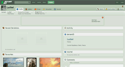 Desktop Screenshot of lucibel.deviantart.com