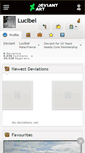 Mobile Screenshot of lucibel.deviantart.com