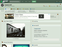 Tablet Screenshot of casanovart.deviantart.com