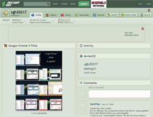 Tablet Screenshot of cgh30217.deviantart.com