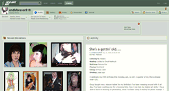 Desktop Screenshot of endisforever818.deviantart.com