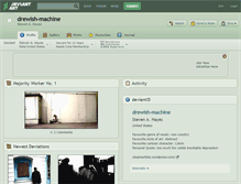 Tablet Screenshot of drewish-machine.deviantart.com