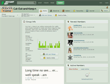 Tablet Screenshot of cut-out-and-keep.deviantart.com
