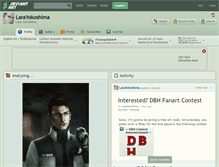 Tablet Screenshot of larayokoshima.deviantart.com