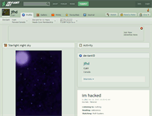 Tablet Screenshot of jfhd.deviantart.com