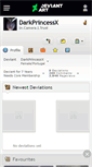 Mobile Screenshot of darkprincessx.deviantart.com