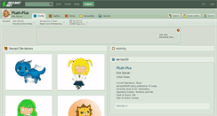 Desktop Screenshot of plush-plus.deviantart.com