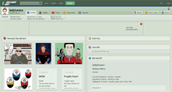 Desktop Screenshot of ladylunacs.deviantart.com