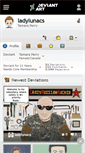 Mobile Screenshot of ladylunacs.deviantart.com