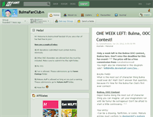 Tablet Screenshot of bulmafanclub.deviantart.com