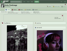 Tablet Screenshot of emily-thestrange.deviantart.com