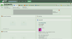 Desktop Screenshot of gurodragonplz.deviantart.com