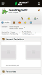 Mobile Screenshot of gurodragonplz.deviantart.com