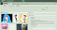 Desktop Screenshot of jemaholics.deviantart.com