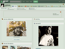 Tablet Screenshot of nashone.deviantart.com