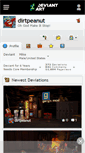 Mobile Screenshot of dirtpeanut.deviantart.com