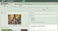 Desktop Screenshot of hairyyetii.deviantart.com