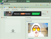 Tablet Screenshot of metro23rus.deviantart.com
