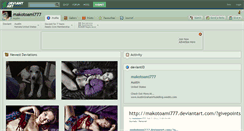 Desktop Screenshot of makotoami777.deviantart.com