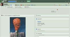 Desktop Screenshot of handre.deviantart.com