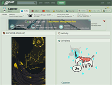 Tablet Screenshot of casener.deviantart.com