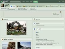 Tablet Screenshot of gab17.deviantart.com