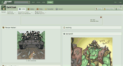Desktop Screenshot of darkcloak.deviantart.com